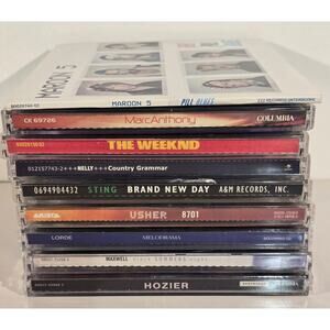 Pop R&B Rock CD Lot of 9 Maroon 5 Weeknd Usher Lorde Sting More